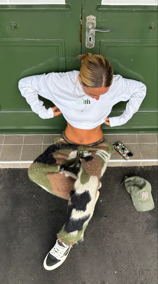 Mohair Camo Pants
