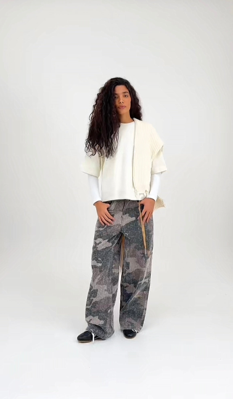 Camo Stitched Pants